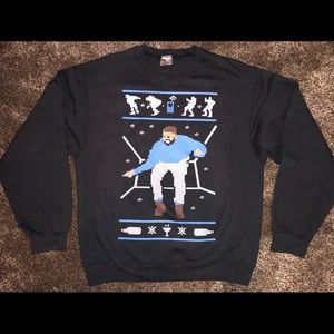 Drake Hotline Bling Holiday Crewneck Sweater